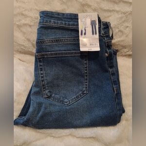 LOFT JEANS BOOTLEG MID RISE Denim NWT WOMEN Size 6